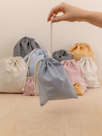 Zuziehbeutel nähen - Schnittmuster in 11 Größen