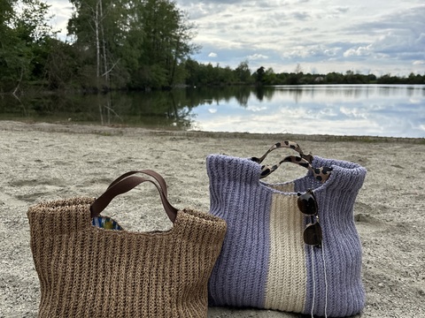 Wave_Bäg – Häkelanleitung Tasche in 2 Größen