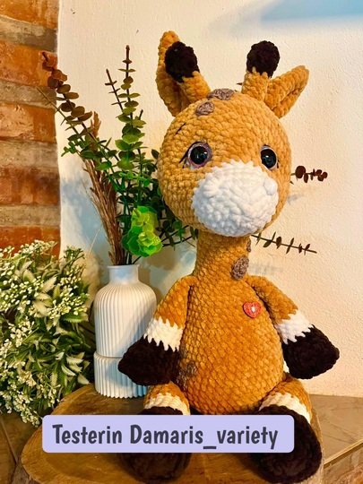 Giraffenliebe zum Selberhäkeln