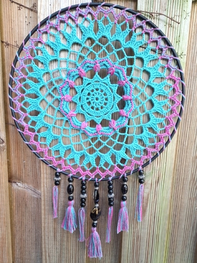 Häkelanleitung Mandala / Traumfänger "Jeanny"