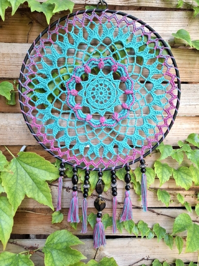 Häkelanleitung Mandala / Traumfänger "Jeanny"