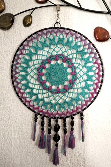 Häkelanleitung Mandala / Traumfänger "Jeanny"