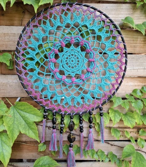 Häkelanleitung Mandala / Traumfänger "Jeanny"