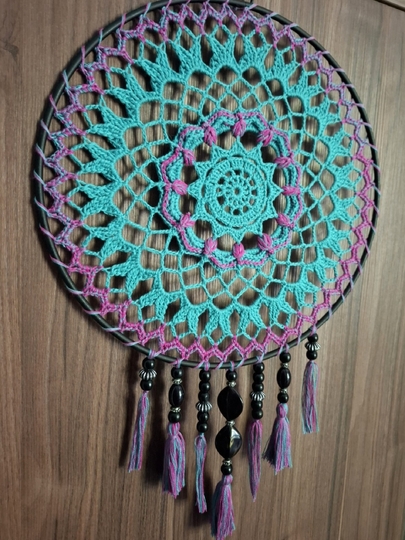 Häkelanleitung Mandala / Traumfänger "Jeanny"