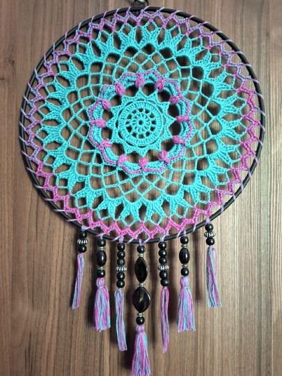 Häkelanleitung Mandala / Traumfänger "Jeanny"