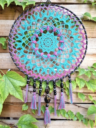 Häkelanleitung Mandala / Traumfänger "Jeanny"
