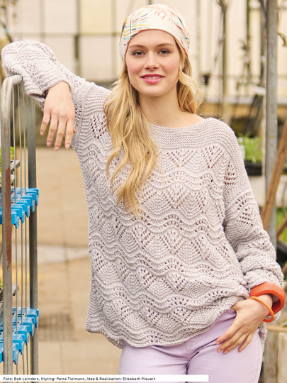 Pullover mit Ajourmuster
