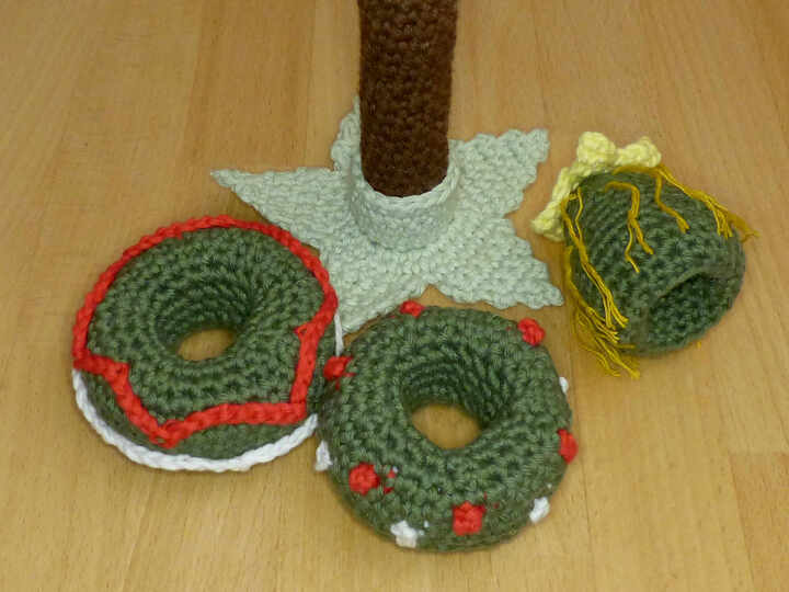 Häkelanleitung Steckspiel Weihnachtsbaum, Motorikspielzeug