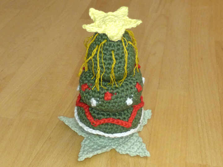 Häkelanleitung Steckspiel Weihnachtsbaum, Motorikspielzeug