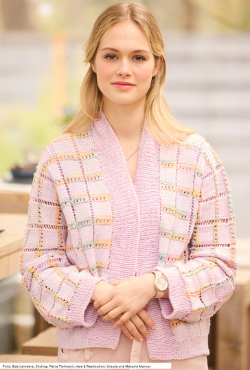 Verschlusslose Jacke