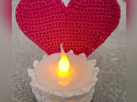 LED - Teelicht Herz