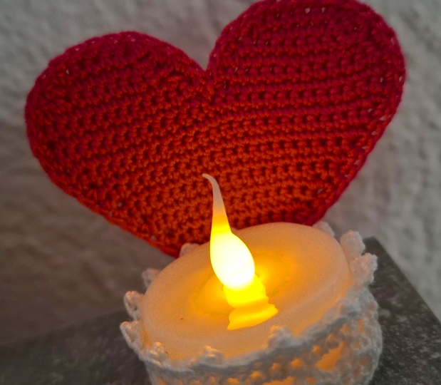 LED - Teelicht Herz