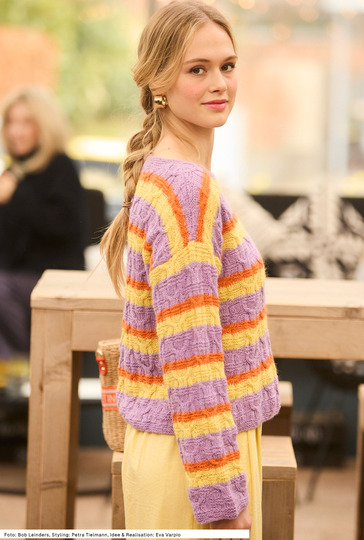 Pulli mit Zopfmuster