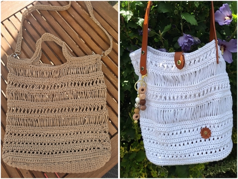 Häkelanleitung Tasche „Sun-Set“ – Der luftige Begleiter für Strand & Stadt