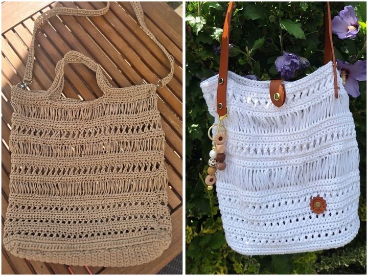 Häkelanleitung Tasche „Sun-Set“ – Der luftige Begleiter für Strand & Stadt