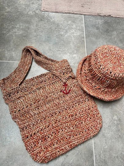 Häkelanleitung Tasche „Sun-Set“ – Der luftige Begleiter für Strand & Stadt
