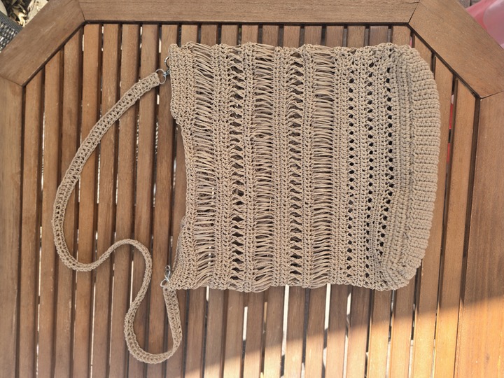 Häkelanleitung Tasche „Sun-Set“ – Der luftige Begleiter für Strand & Stadt