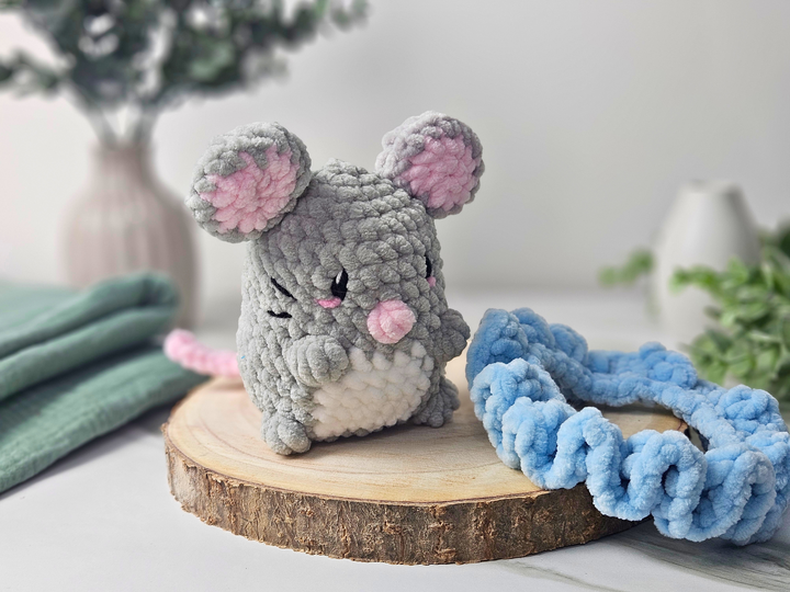 Häkelanleitung Ballerina Maus