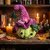 Crochet Pattern Pumpkin with Witch Hat, Flowers and Spider – Halloween