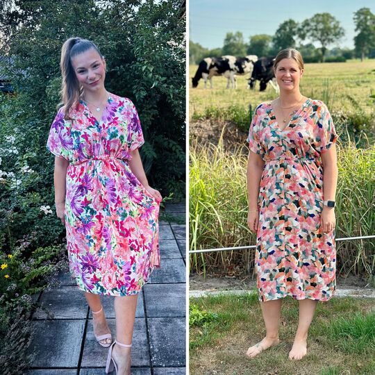 Schnittmuster Kleid Holly | oder Tunika mit Bindeband | Gr. 34-48 (PDF)