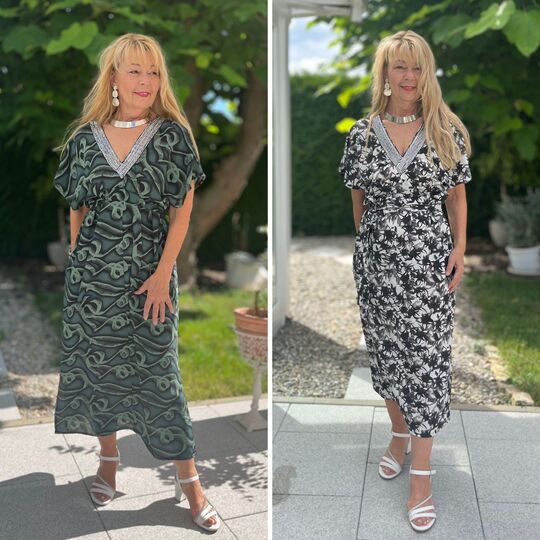 Schnittmuster Kleid Holly | oder Tunika mit Bindeband | Gr. 34-48 (PDF)