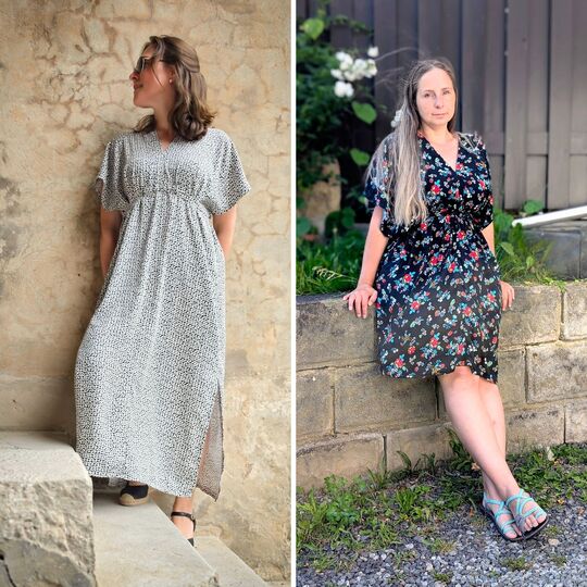 Schnittmuster Kleid Holly | oder Tunika mit Bindeband | Gr. 34-48 (PDF)