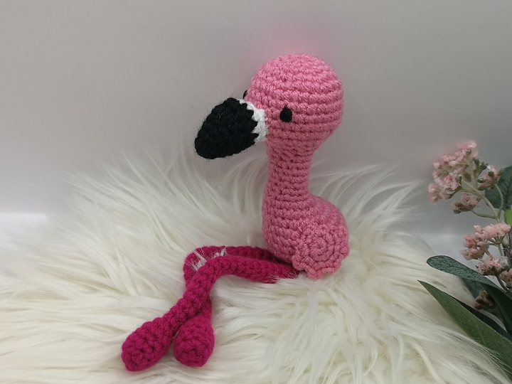 einfacher Flamingo Häkelanleitung von NiggyArts