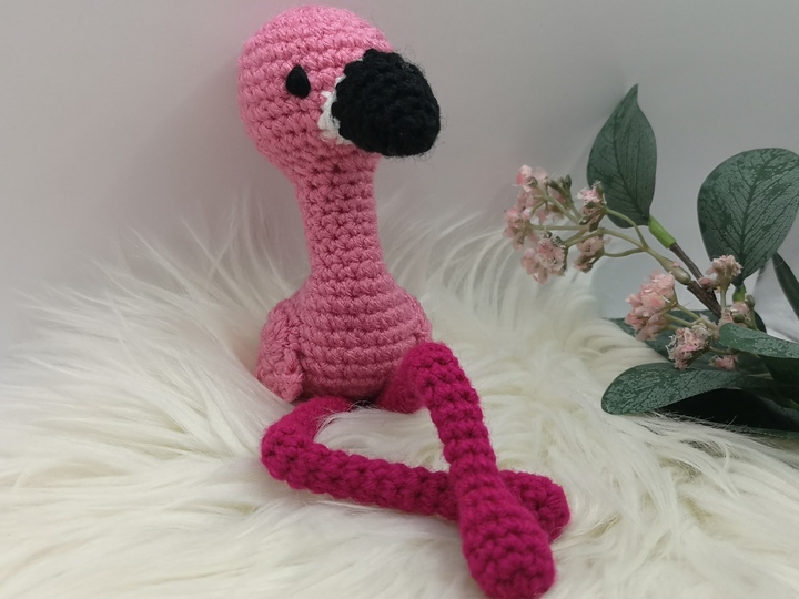 einfacher Flamingo Häkelanleitung von NiggyArts