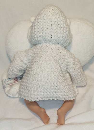 Häkelanleitung Kuschel-Anzug „Eisbär Stitchy“ für Babys (Gr. 50-92)