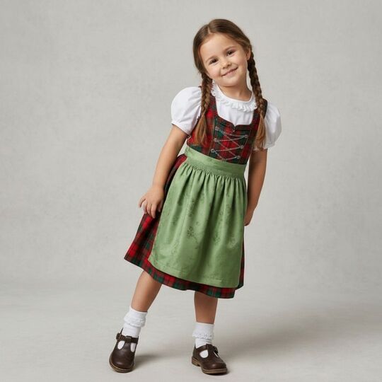 Dirndlbluse Emilie Gr. 86-140 für Jersey