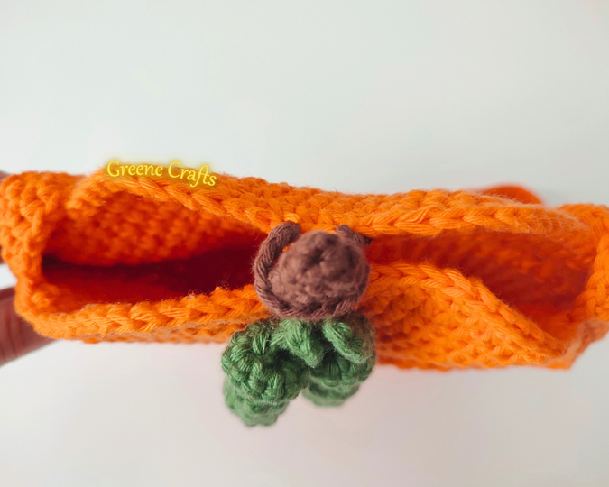 Crochet Pattern: Pumpkin-Shaped Purse - Fall Crochet Bag