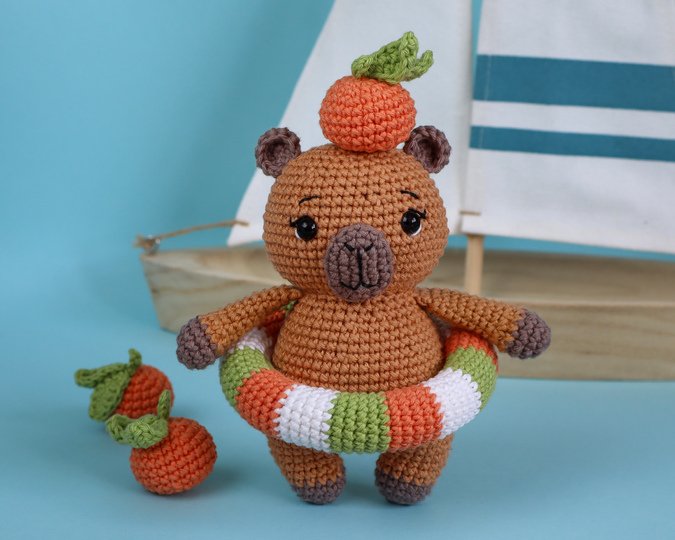 Häkelanleitung Capybara Carlo