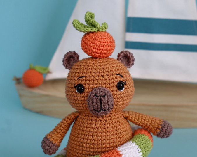 Häkelanleitung Capybara Carlo