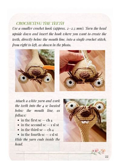 Sidy Crochet Critter Pattern – Amigurumi Doll PDF Tutorial