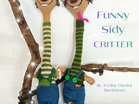 Sidy Crochet Critter Pattern – Amigurumi Doll PDF Tutorial