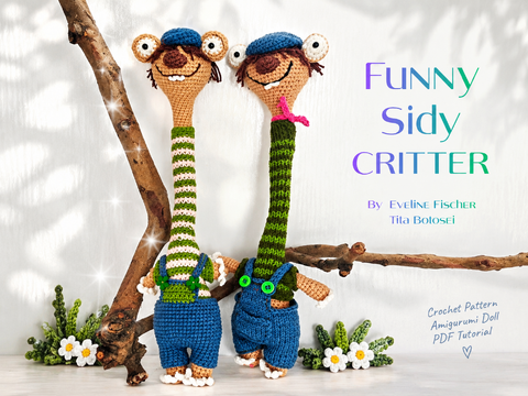 Sidy Crochet Critter Pattern – Amigurumi Doll PDF Tutorial