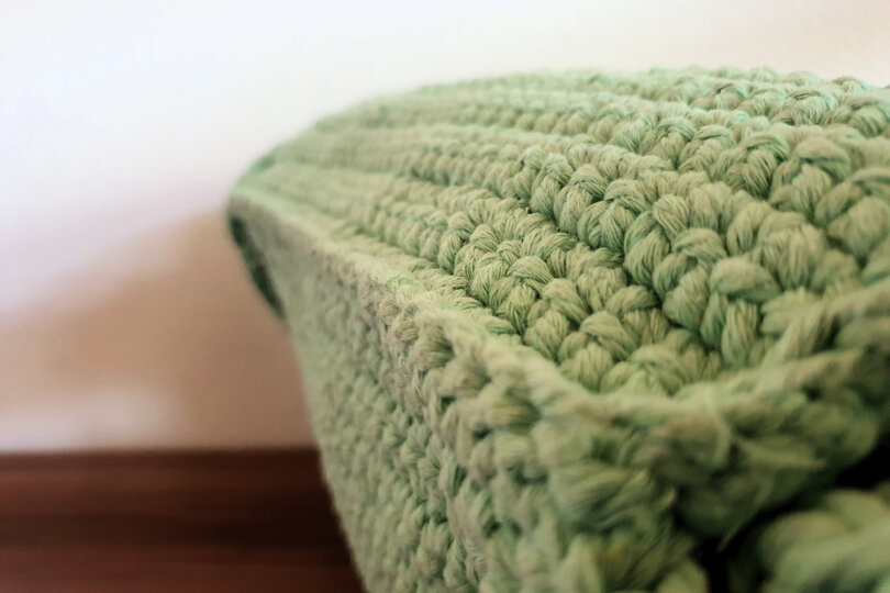 Clean-Look Maxi Shoulder Bag "Salvia" (Crochet Pattern)