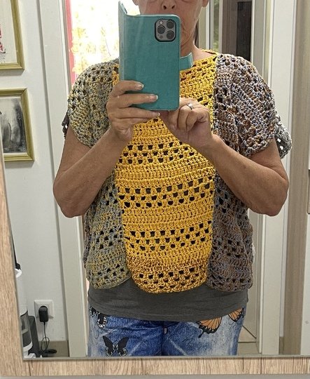 Auffälliger Oversize Pullover "Restl-Bahnen" in allen Größen