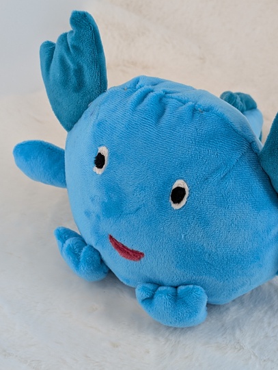 reversible cuddly toy "Krempeltier" axolotl Level 1 - sewing instruction