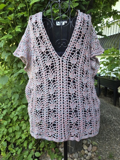 Mad Mary Shirt - luftiges Häkelshirt *fernsehtauglich*