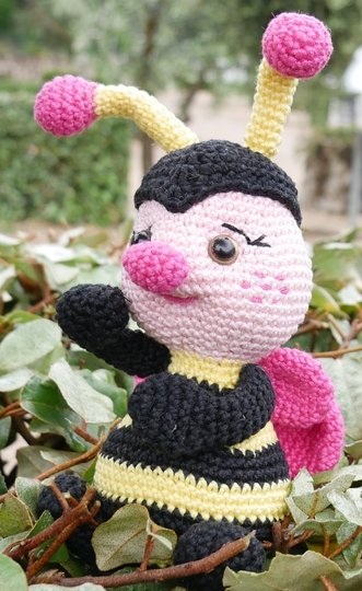 Häkelanleitung süsses Bienchen
