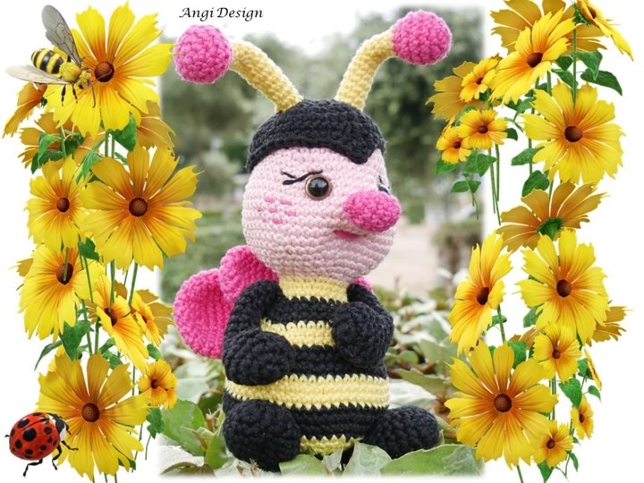 Häkelanleitung süsses Bienchen