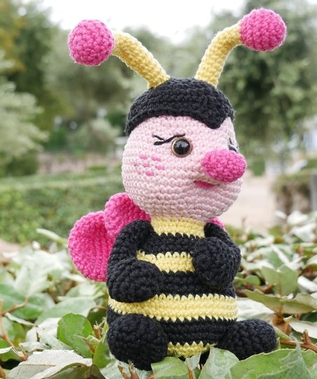 Häkelanleitung süsses Bienchen