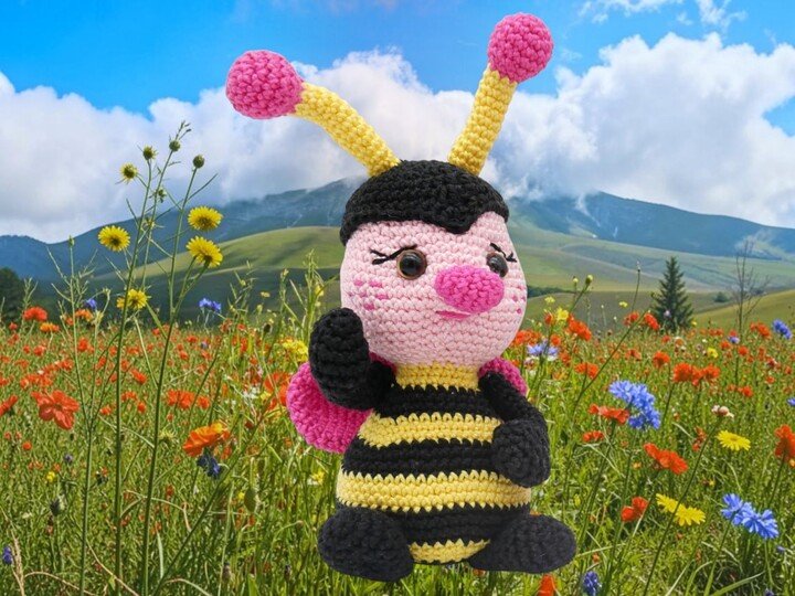 Häkelanleitung süsses Bienchen