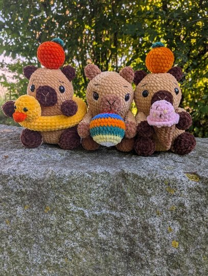 Capybara Sommer Edition Häkelanleitung PDF Deutsch und Englisch