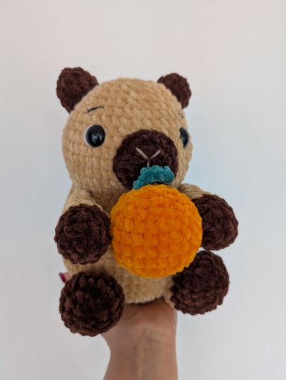 Capybara Summer Edition Crochet Pattern PDF English and German