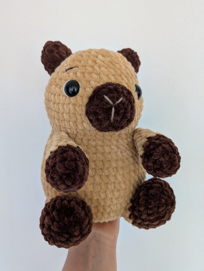 Capybara Summer Edition Crochet Pattern PDF English and German