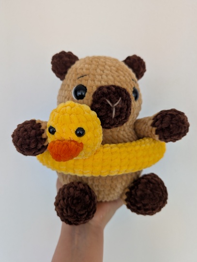 Capybara Summer Edition Crochet Pattern PDF English and German