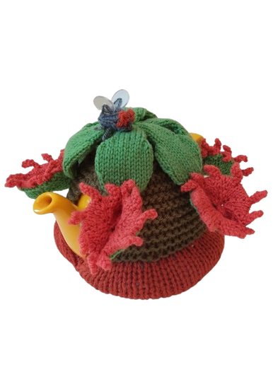 TeaCosyFolk's Venus Flytrap Tea Cosy Knitting Pattern