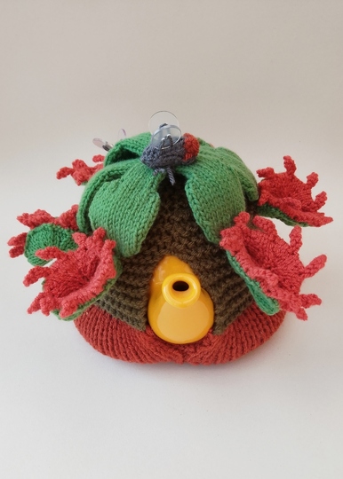 TeaCosyFolk's Venus Flytrap Tea Cosy Knitting Pattern